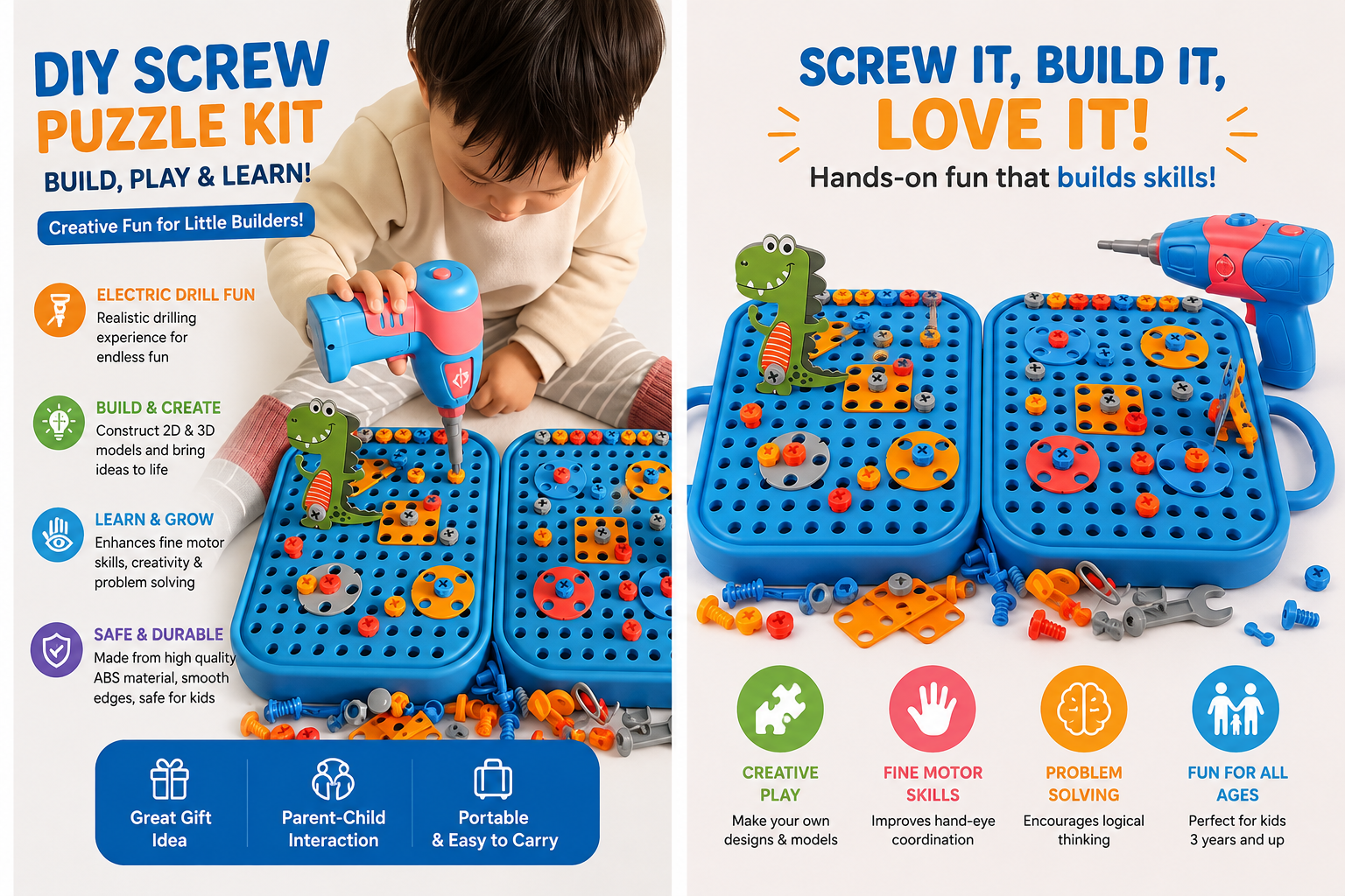 DIY Screw Puzzle Kit
