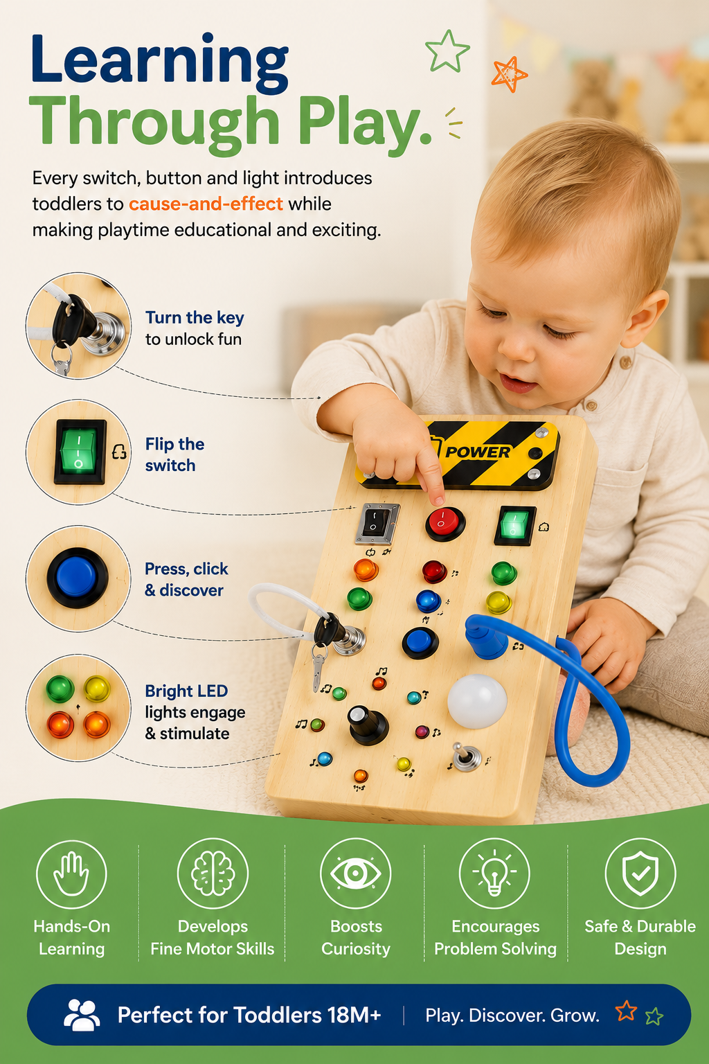 Wooden sensory toy